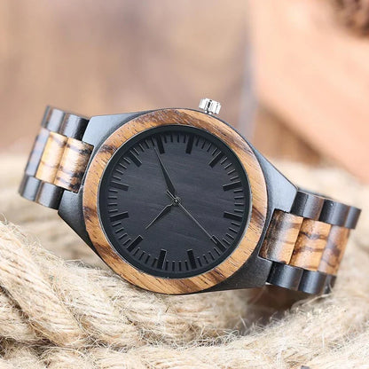 W199 Engraved Wood Watch - Anniversary Gift for Him