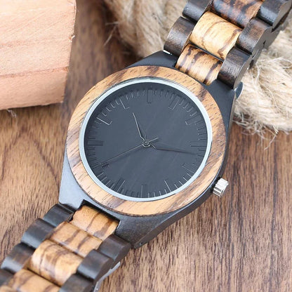 W199 Engraved Wood Watch - Anniversary Gift for Him