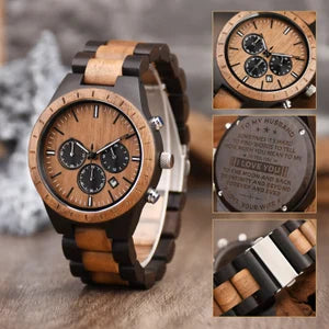 W255 Classic Fusion Chronograph Wood Men's Watch