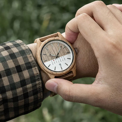 W200 Personalized Wooden Watch