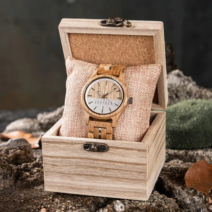 W200 Personalized Wooden Watch