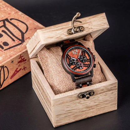W324 Personalized Wooden Watch
