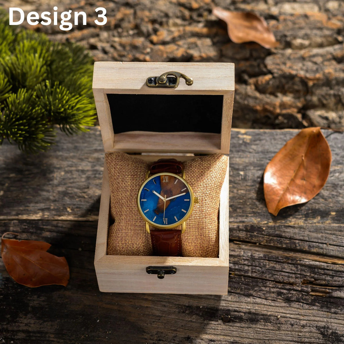 W293 Personalized Wooden Watch
