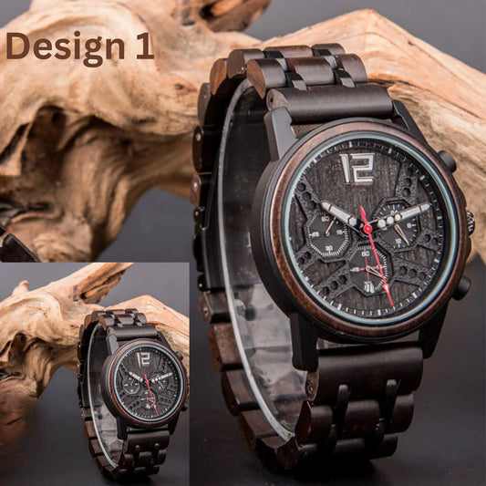 W324 Personalized Wooden Watch
