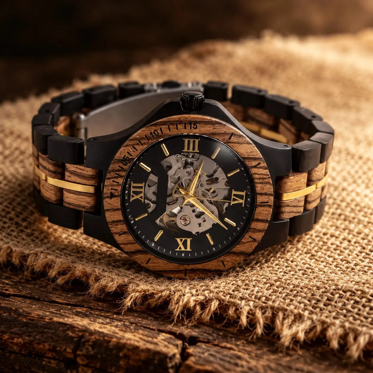 W411 Wooden Watch-Handcrafted Mechanical Watch