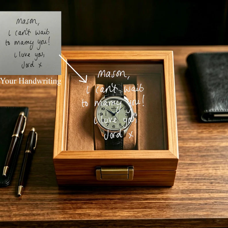 Custom Engraved Wooden Watch Box