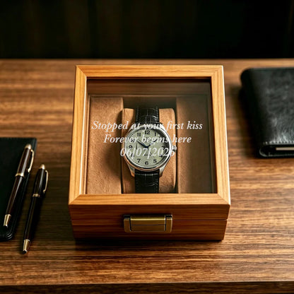 Custom Engraved Wooden Watch Box